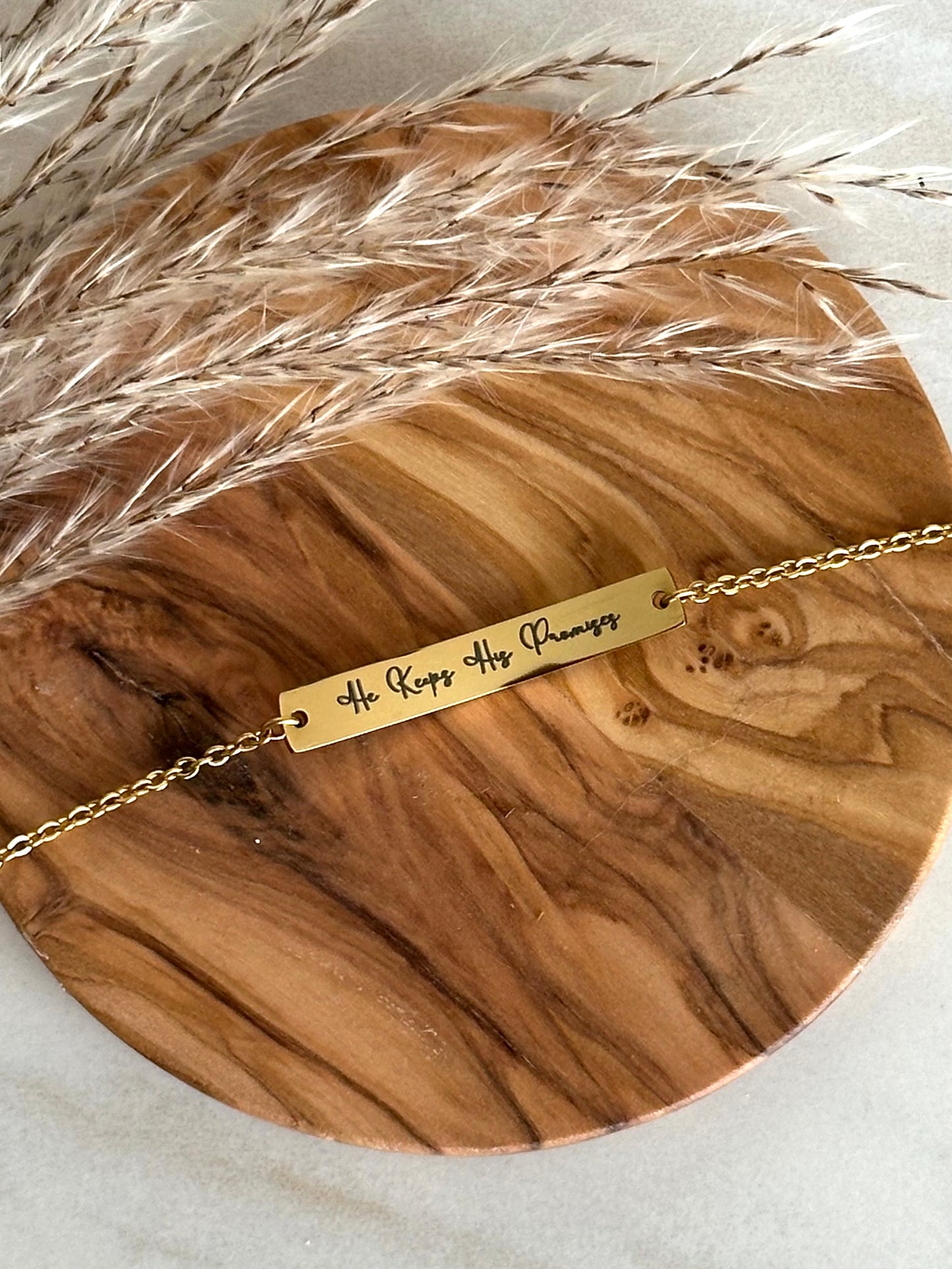 Olive Branch Bar Necklace